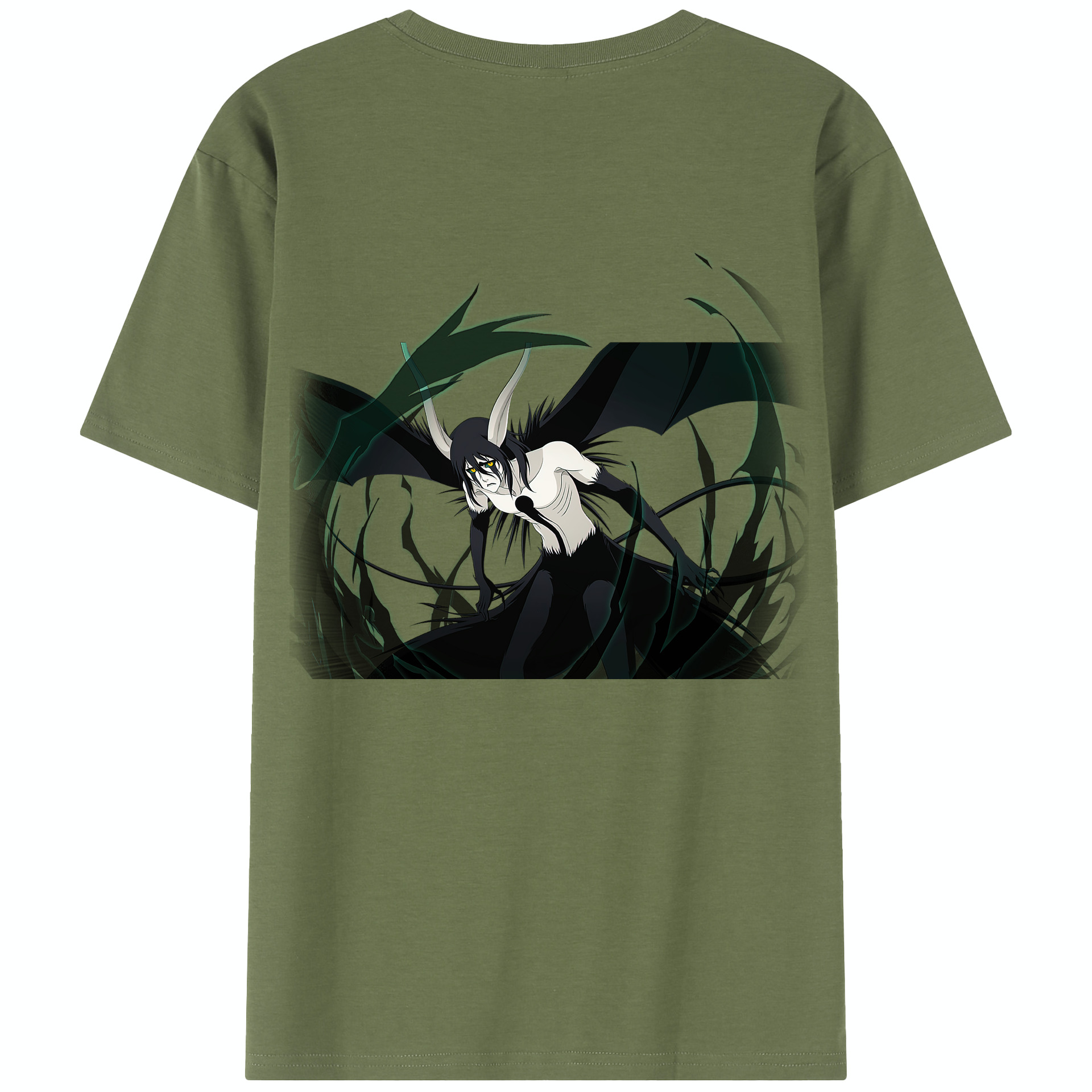 （画像用） ブリーチ ウルキオラ·シファー BLEACH Ulquiorra cifer 綿100％半袖Tシャツ（背面プリント）